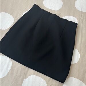 Zara Classic High Waist Black Women's Mini Skirt